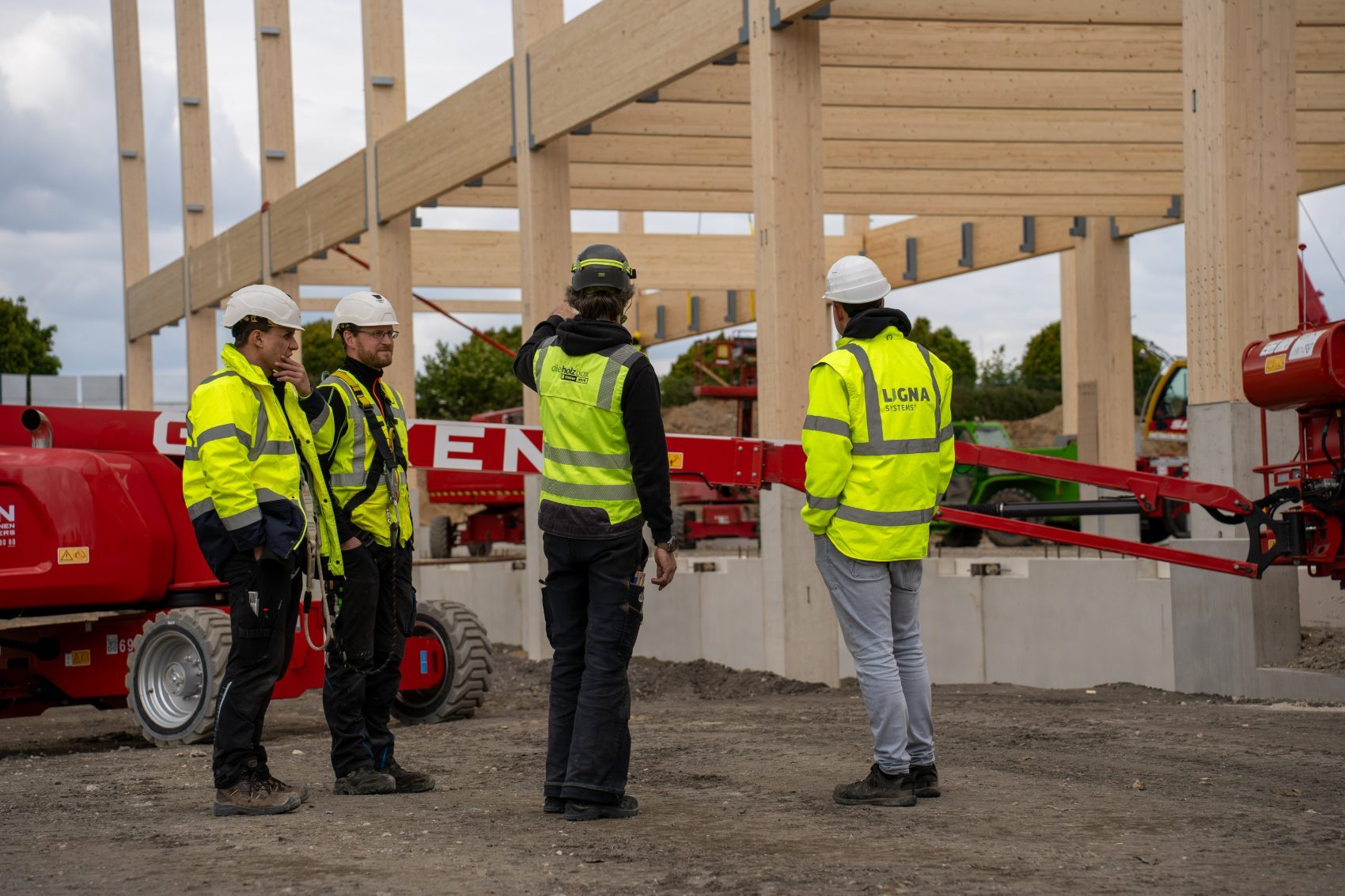 LIGNA on-site team